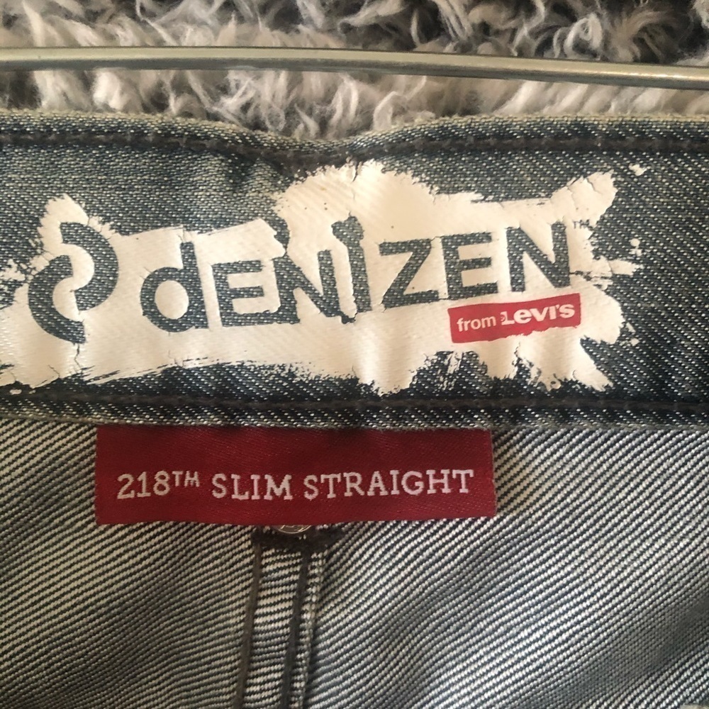 2016 LEVI'S DENIZEN* 218 SLIM STRAIGHT JEANS YOUTH sz14R - Picture 5 of 7